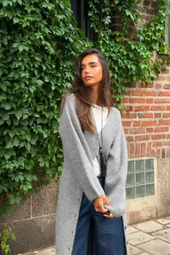 Knitted button down dress