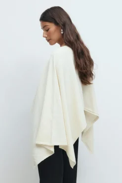 Knitted cape top