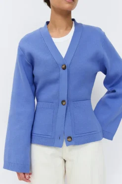 Knitted cotton cardigan