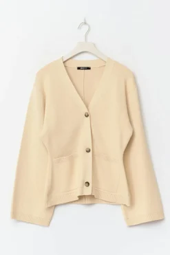 Knitted cotton cardigan