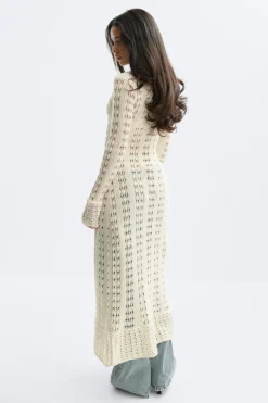 Knitted crochet dress