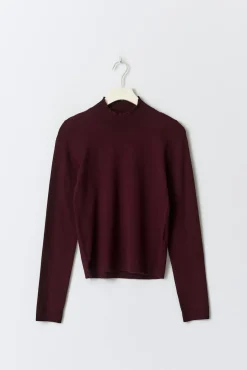 knitted long sleeve top