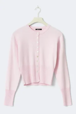 Knitted loungewear cardigan