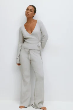 Knitted loungewear trousers