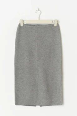 Knitted pencil skirt