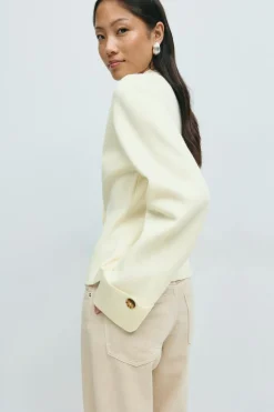 Knitted sculptured cardigan