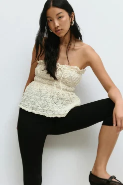 Lace bandeau top
