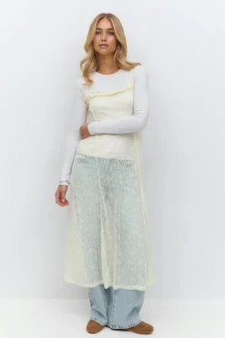 Lace slip dress
