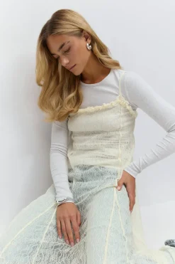 Lace slip dress
