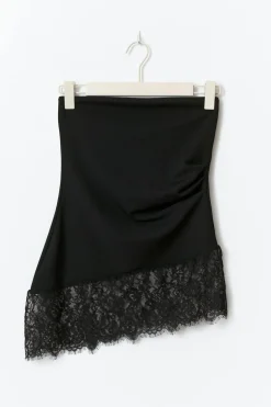 Lace tube top