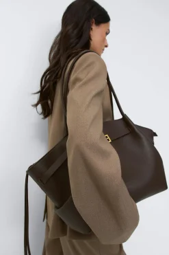 Large fold detail bag
