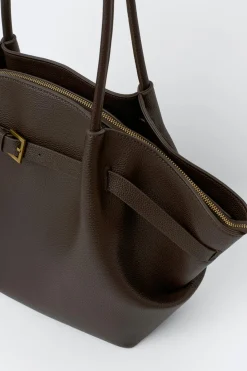 Large fold detail bag