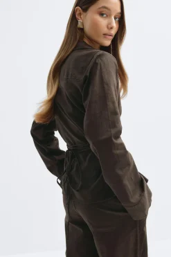Linen blend shirt