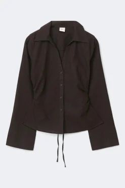 Linen blend shirt