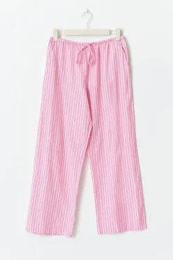 linen blend trousers
