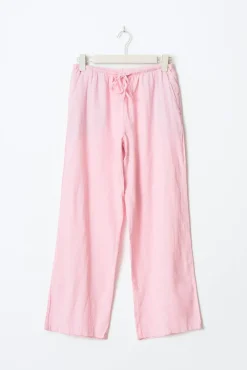 linen blend trousers