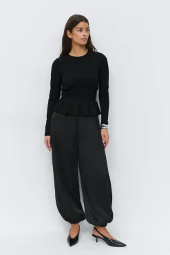 Long sleeve peplum top