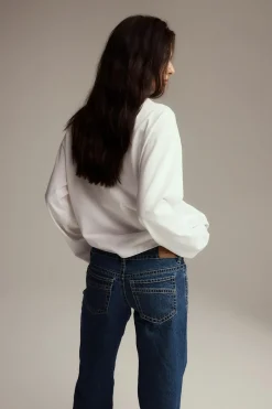 Loose fit long sleeve tee