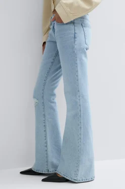 Low full length flare jeans