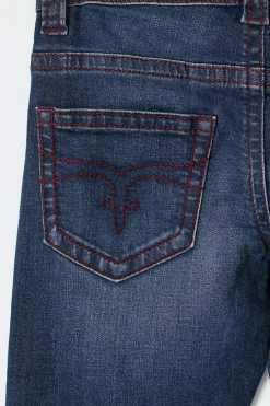 Low rise flare jeans