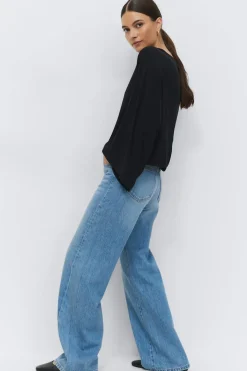 Low wide tall jeans