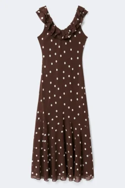 Maxi frill dress