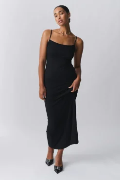 maxi slip dress