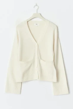 Merino wool knitted cardigan