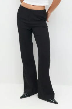 mid waist bootcut trousers