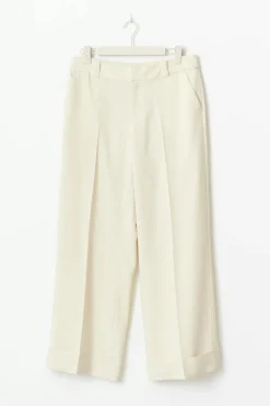 Mid waist wide trousers