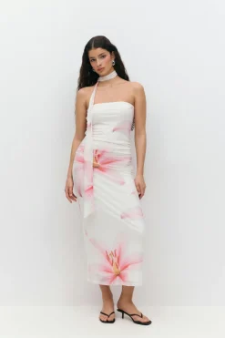 Midi scarf dress