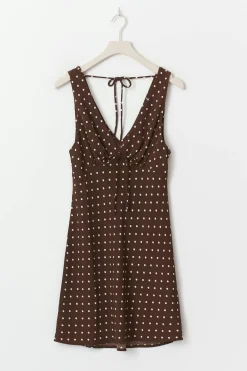Mini slip dress