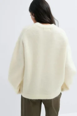 Mohair knitted sweater