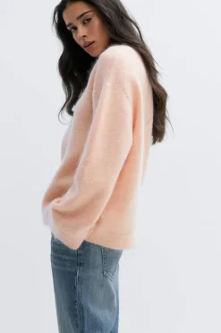Mohair knitted sweater
