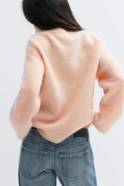 Mohair knitted sweater
