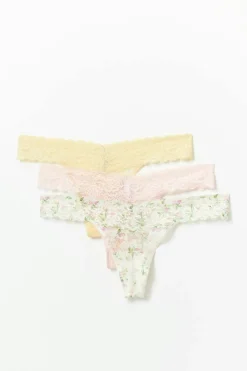 3-pack lace string