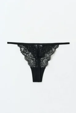 3-pack lace thong