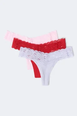 3-pack soft micro thong