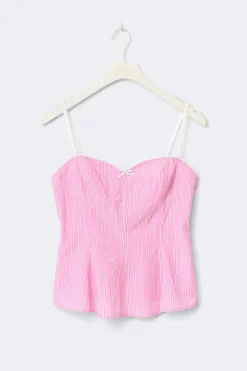Peplum loungewear top