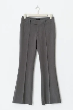 Petite low bootcut trousers