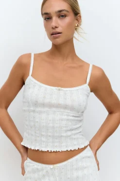 Pointelle singlet