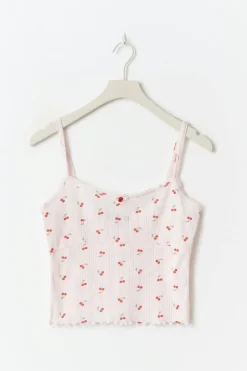 Pointelle singlet