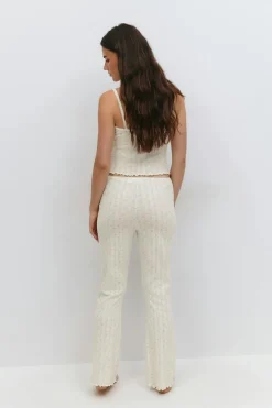 Pointelle trousers