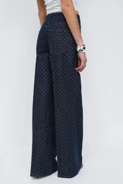 Polka dot jeans