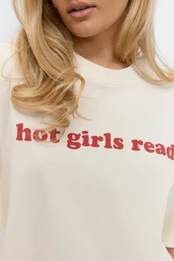 Printed oversized tee