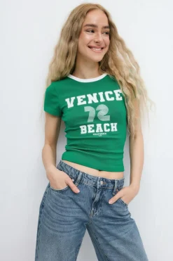 Printed tight top