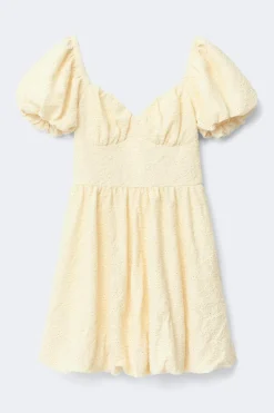 Puff sleeve mini dress