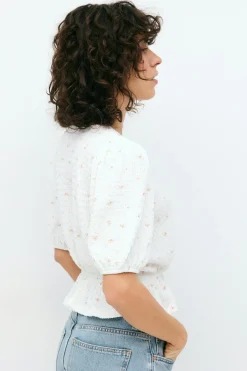 Puff sleeve top