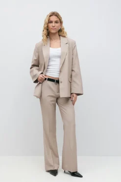 Relaxed bootcut trousers