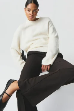 Relaxed bootcut trousers